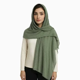 شال پلیسه طرح سنگ شور زنانه - 39251307