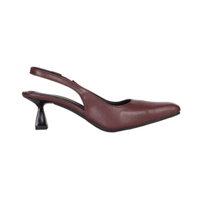 کفش پاشنه‌دار مدل برنا_قهوه ای کد 3003