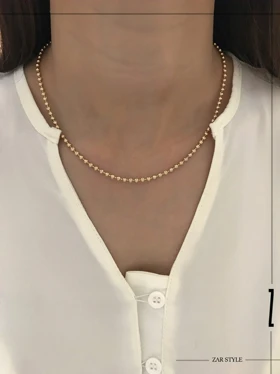 گردنبند البرنادو تراش آینه‌ای