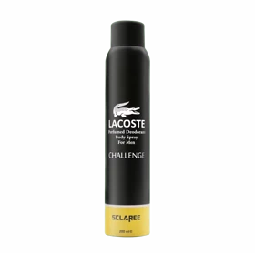 اسپری بدن مردانه اسکلاره مدل Lacoste challenge حجم 200 میلی لیتر