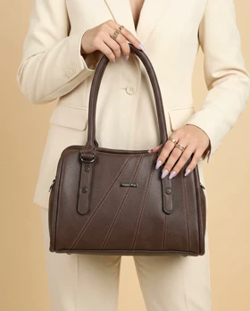 کیف زنانه دوشی مدل KF-7851 (قهوه ای)