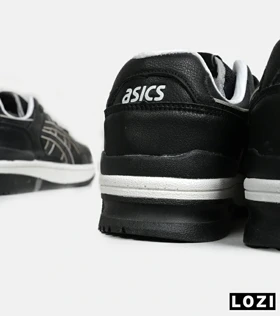 کفش کتانی مردانه مشکی سفید ASICS TIGER RUNNER II