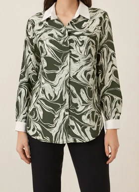 شومیز زنانه طرح دار الیزه