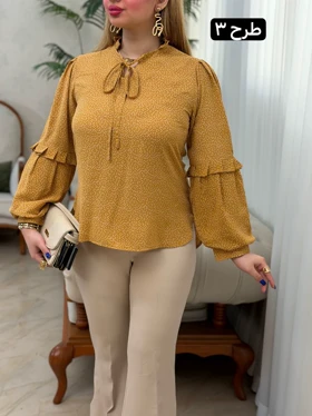 شومیز الیزه خالدار 3775