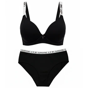 ست شورت و سوتین زنانه براگور مدل اسفنجی فنردار کد 5483-3130