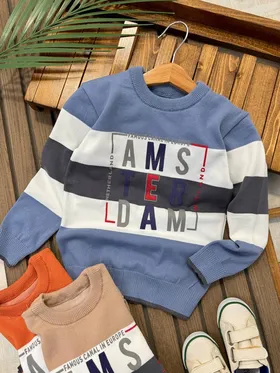 بلوز بافت پسرانه AMSTERDAM