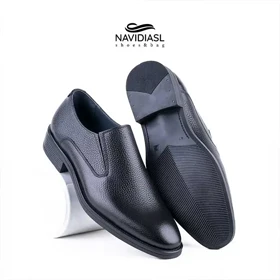 کفش مردانه چرم کلاسیک کد 7030011