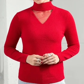 بلوز بافت 102094 زنانه اچ اند اچ