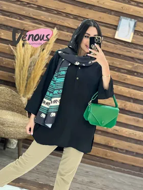 مانتو بابوس جلو سه دکمه