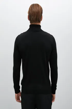 ژاکت مشکی مردانه 4WAM70011HT