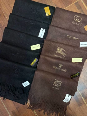 شال فوتر مارک دار وارداتی کد 400