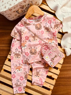 ست آستین کوتاه و شلوار بهاری