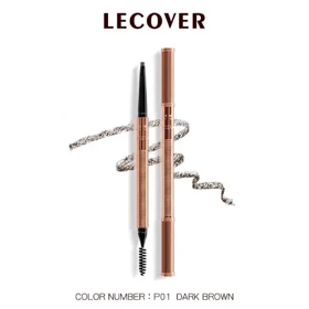 مداد ابرو ضدحساسیت و پررنگ لیکاور Lecover (Dark Brown-01)