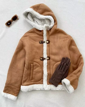 کاپشن جیر داخل تو خزدار کد 5338