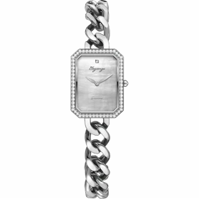 ساعت مچی زنانه مجلسی الگنگز (Elegangs) طرح زنجیری نگین‌دار مدل SL8321-101