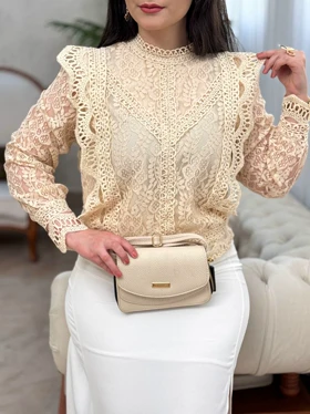 شومیز دانتل ژیوا 3018