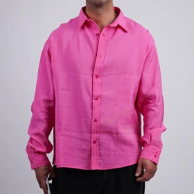 پیراهن آستین بلند لینن کد 231024