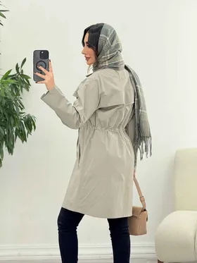 بارانی پشت ژیله چهار جیب