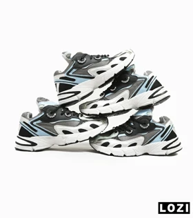 کفش کتانی مردانه و زنانه مشکی آبی خاکستری ADIDAS astir