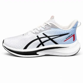 کفش کتانی مردانه زیره بست مدل رانینگ اسیکس سفید ابی Asics