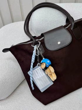 چارم بگ blue teddy