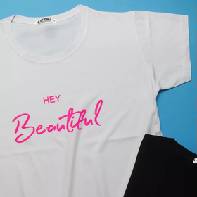 تیشرت hey beautiful