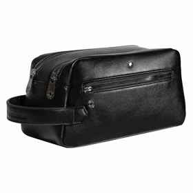 کیف دستی چرمی دو زیپ Mont Blanc مدل MB30448-Plus