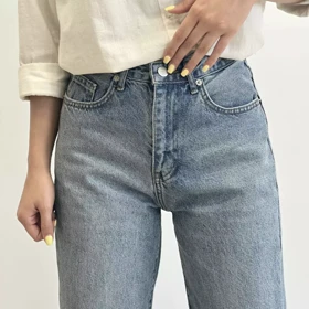 شلوار جین نیم بگ 1004000