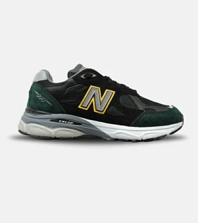 کفش کتانی مشکی سبز NEW BALANCE 990