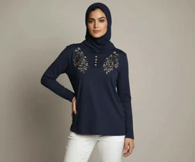 بلوز گلدوزی