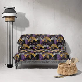 شال مبل ریش دار classic 115