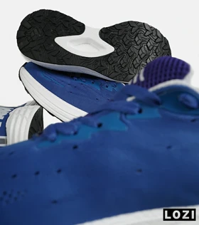 کفش کتانی آبی سفید HOKA مدل 7332