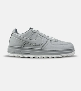 کفش کتانی بزرگ پا طوسی سفید NIKE AIR FORCE مدل 7651