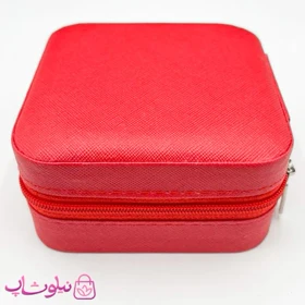 جعبه جواهرات مدل مسافرتی رنگ قرمز کد 135