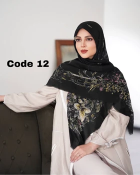 روسری نخ مودال ترک پک مشکی 4372