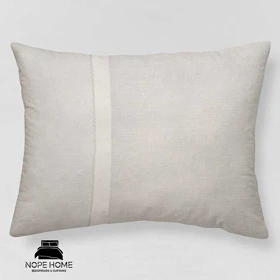 روبالشی نخ پنبه مدل کتان ساده