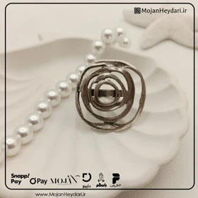 انگشتر گل ورشو زنانه کدv728