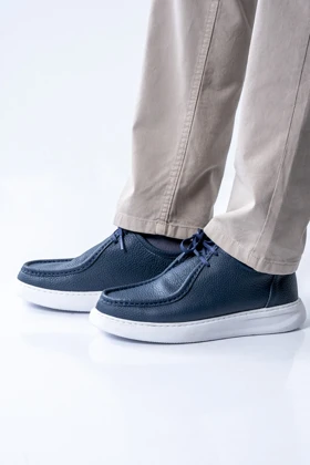 کفش کادیلاک چرم طبیعی بندی مردانه