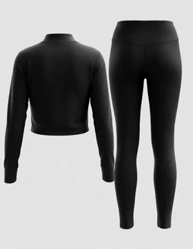 نیمتنه آستین بلند+لگ ورزشی زنانه آلو Hyper Fit W