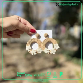 گوشواره حصیری بهار و تابستان کد gh1048