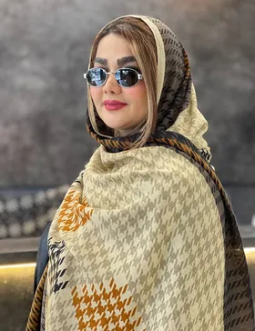 شال طرح دار کد : L117D