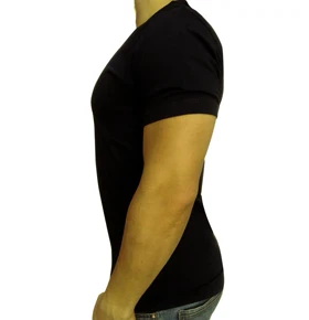 تیشرت مردانه ساده مشکی abercrombie