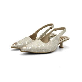 کفش مجلسی زنانه پاشنه‌دار 3 سانت زنانه مدل4003 _ sandal valentino