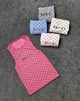 کراپ دخترانه گوچی (سرخابی)