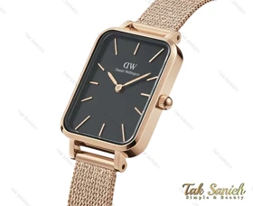 ساعت زنانه دنیل ولینگتون مستطیلی رزگلد DW-3867-L