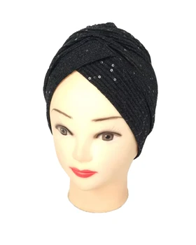 توربان پلیسه پولکی زنانه خاتون