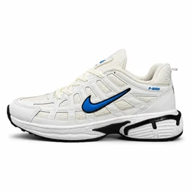 کتانی مردانه مدل رانینگ نایک P6000 سفید آبی NIKE