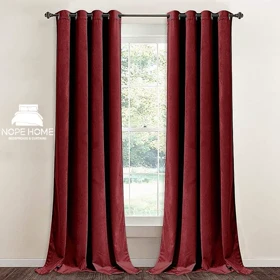 پرده آماده مخمل ویولت