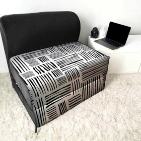 کاناپه تخت شو یک نفره سبدی مینیمال مدل M1165