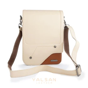 کیف دوشی چرم یلسان مدل هایکا کد 102-GN